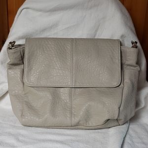 Thirty-One shoulder purse/bag, cream, new w/o tags